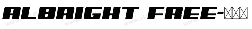 Albright free字体转换